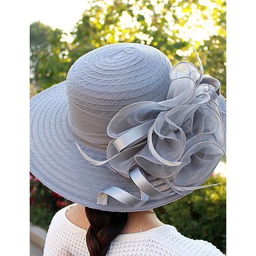 Women basic cute cotton straw hat sun hat, color block floral print