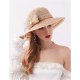 Women basic cute mesh soft hat sun hat, flower